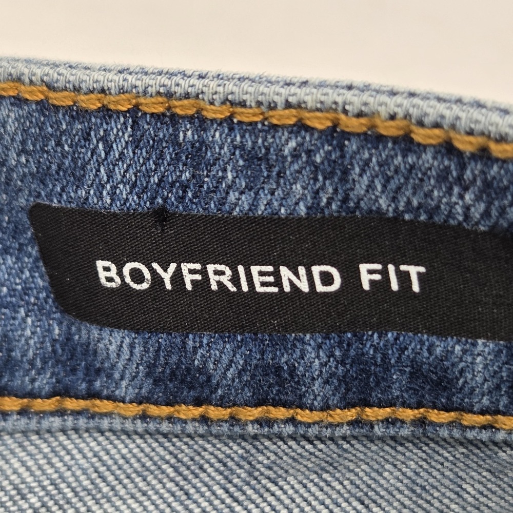 Judy Blue Mid Rise Rigid Magic Release Hem Size 7/28 Boyfriend Denim Jeans 88818 - Picture 8 of 9